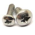 Stainless steel low price philip drive Pan head self tapping screws white round screw